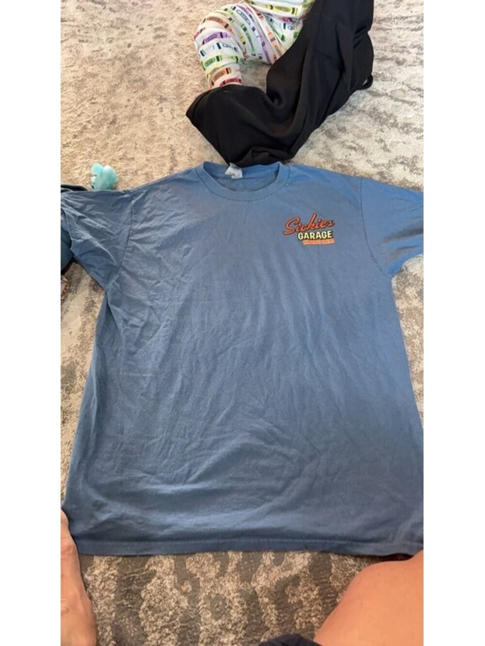 Sickies Garage Burgers & Brews Graphic T-Shirt